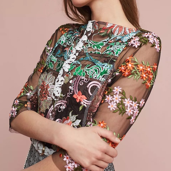 Anthropologie Byron Lars Elisabeth Sheath Dress 0 - Picture 2 of 5